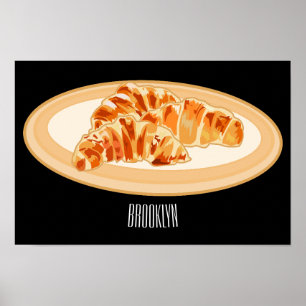 Poster Dessin du Croissant