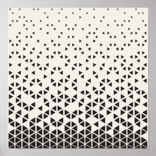 Poster Dessin géométrique abstrait
