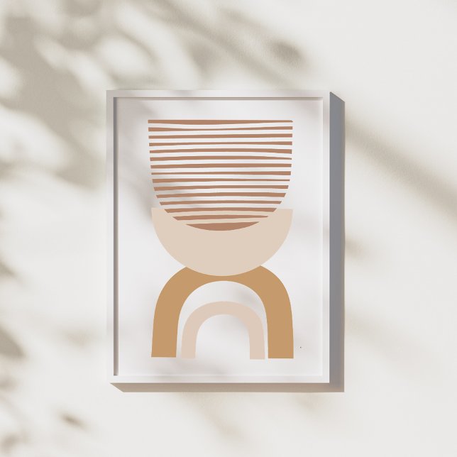 Poster Dessin minimaliste moderne d'art Abstrait (Créateur téléchargé)