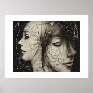 Poster Dessin noir et blanc