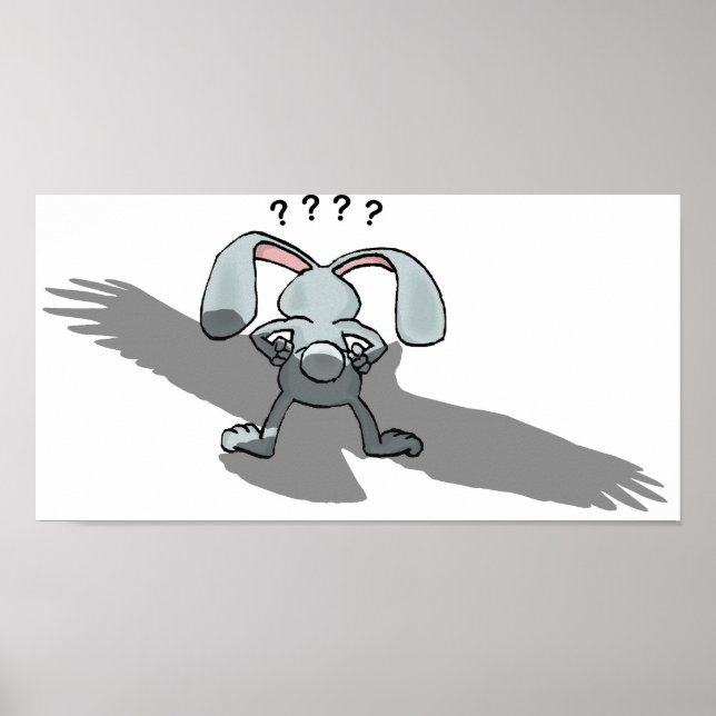 Poster ? ? Dessin sur lapin (Devant)