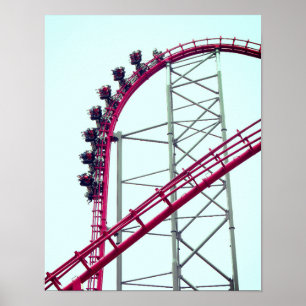 Poster Dessous de verre à rouleaux X2 Six Flags Magic Mou