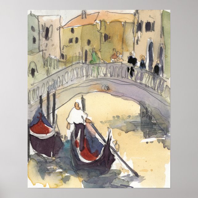 Poster Destinations | Venice Plein Air Gondola Ride (Devant)