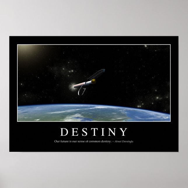 Poster Destinée : Citation Inspirationnelle 1 (Devant)