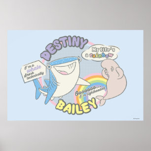 Poster Destiny & Bailey Comic Graphic