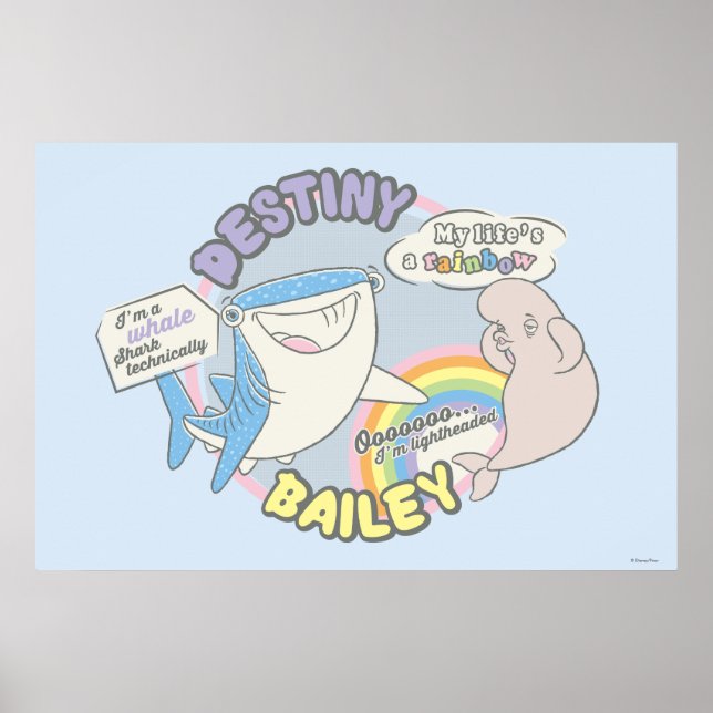 Poster Destiny & Bailey Comic Graphic (Devant)