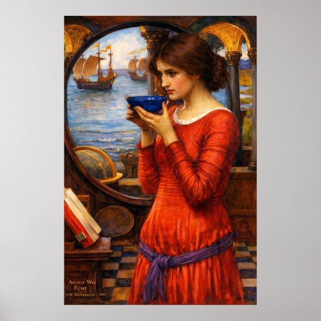 Poster Destiny by John William Waterhouse (Devant)