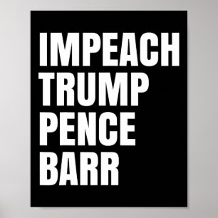 Poster Destituer Trump Pence Rr 1