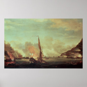 Poster Destruction des batteries de flottement à