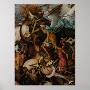 Poster Détail : Chute des anges rebelles par Pieter Brueg