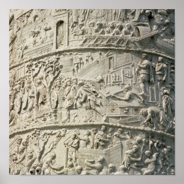 Poster Détail de la colonne de Trajan (Devant)