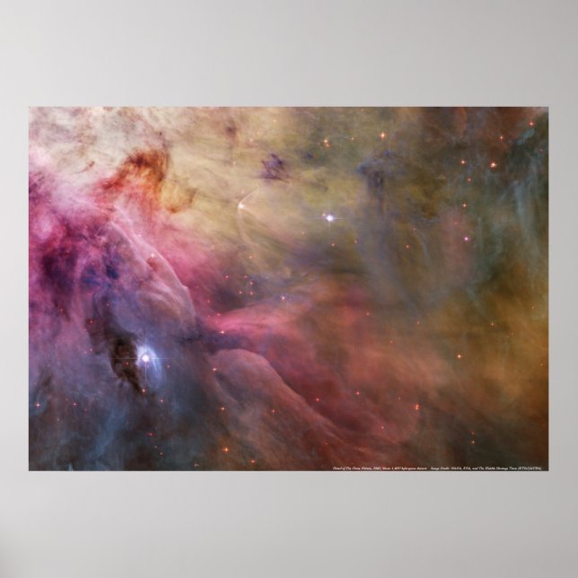 Poster Détail de la Nebula Orion (Devant)