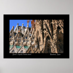 Poster Détail de la Sagrada Familia