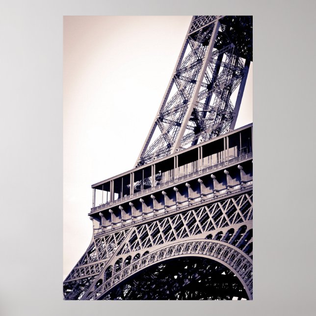 Poster Détail de la tour Eiffel, Paris, France (Devant)