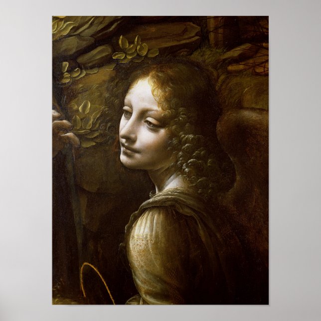 Poster Détail de l'Ange, de la Vierge de (Devant)