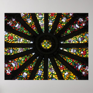 Poster Détail de vitrail