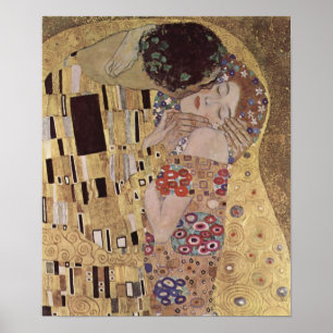 Poster Détail du baiser - Gustav Klimt