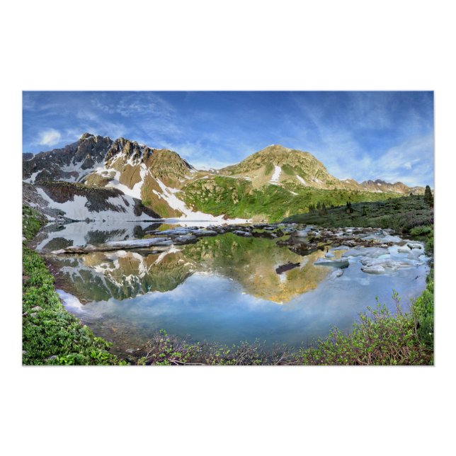 Poster Détail du lac Ann - sentier du Colorado (Devant)