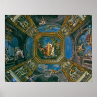 Détail du plafond de la chapelle Sixtine