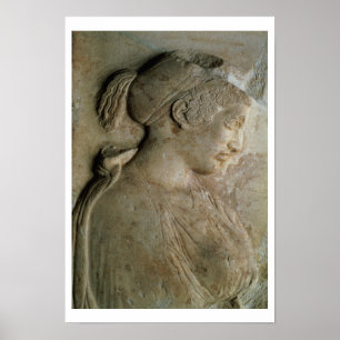 Poster Détail du stela de Philis, de Thasos, c.5t