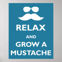 Détendez-vous et développez une moustache