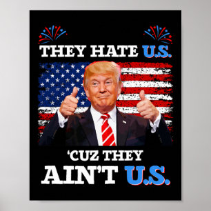 Poster Détestez-nous parce qu'ils ne sont pas nous Usa Do