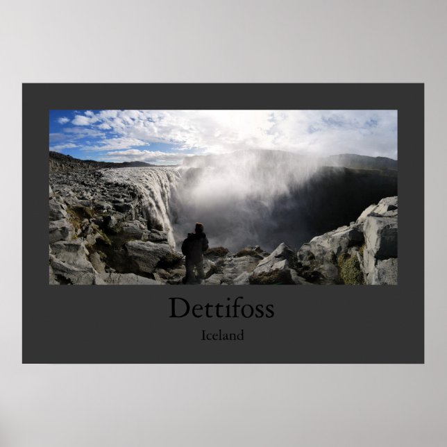Poster Dettifoss (Islande) (Devant)