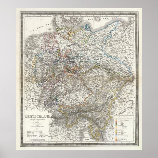 Poster Deutschland - Allemagne (Devant)