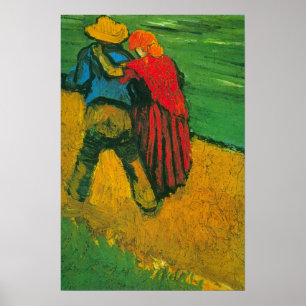 Poster Deux Amants par Vincent van Gogh