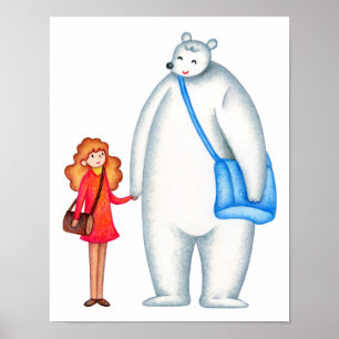 Poster Deux amis proches. Ensemble où qu'ils aillent.