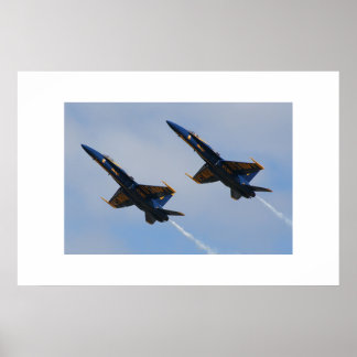 Poster Deux anges bleus