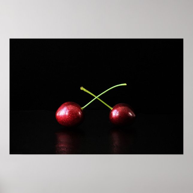 Poster Deux cerises wapcna (Devant)