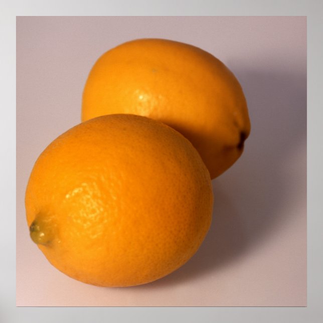 Poster Deux citrons (Devant)