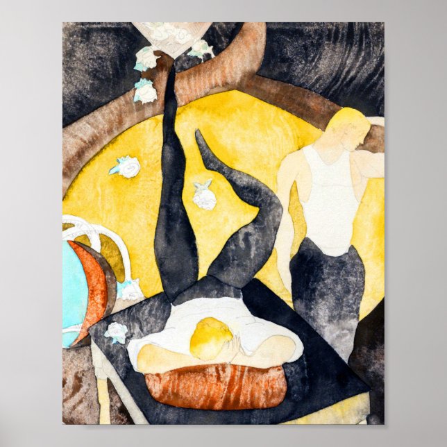 Poster Deux contrebandiers acrobatiques de Charles Demuth (Devant)
