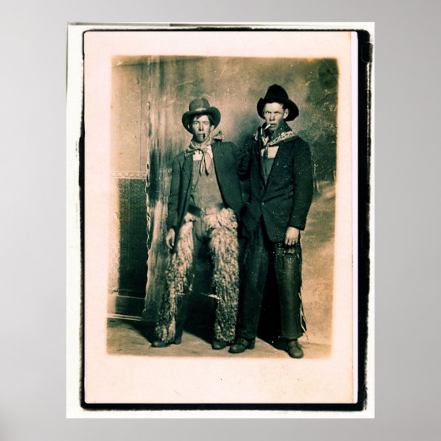 POSTER DEUX COWBOUS (Devant)