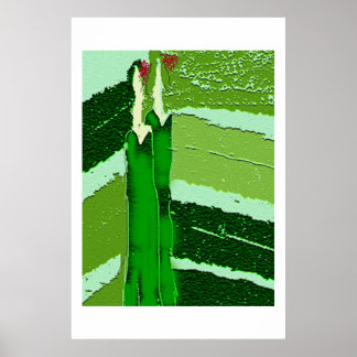 Poster Deux dames vertes