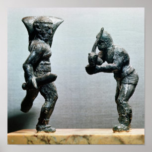 Poster Deux gladiateurs au combat