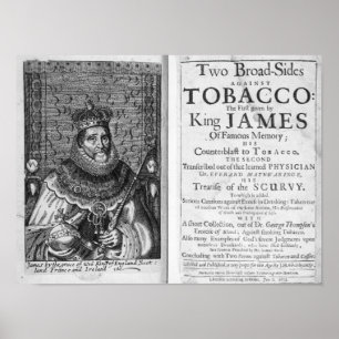 Poster 'Deux par le travers contre le tabac