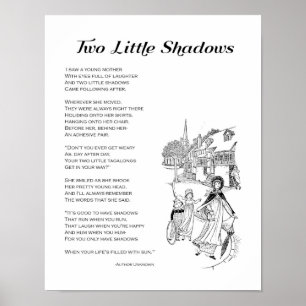 Poster Deux Petites Ombres