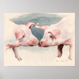Poster Deux petites piggies 2012