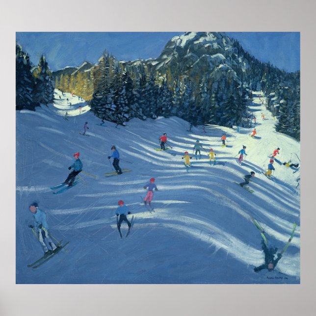 Poster Deux pistes de ski 2004 (Devant)