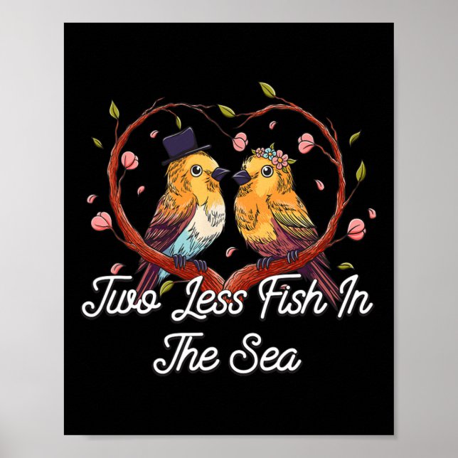 Poster Deux Poissons De Moins Dans La Mariée Mariage De L (Devant)