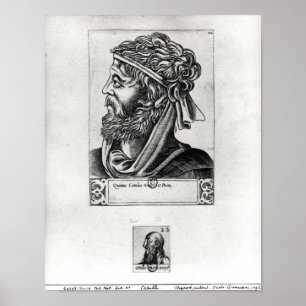 Poster Deux portraits de Catulus