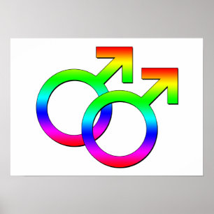 Poster Deux Signes Hommes