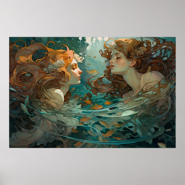 Poster Deux sirènes qui parlent (Devant)