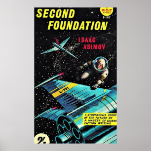 Poster Deuxième Fondation Isaac Asimov