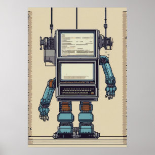 Poster Développeur de logiciels Programmeur codage Tech G