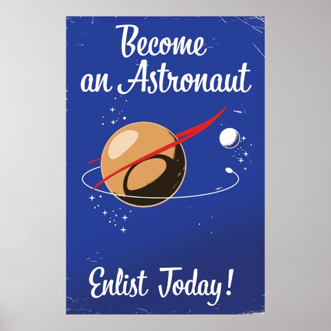 Poster Devenez un astronaute ! (Devant)