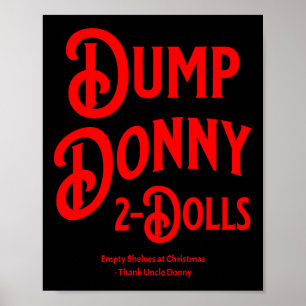 Poster Déverser Donny 2 Poupées Deux Poupées Trump Droits
