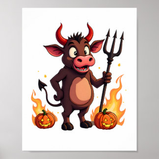 Poster Devil Cow Mischief